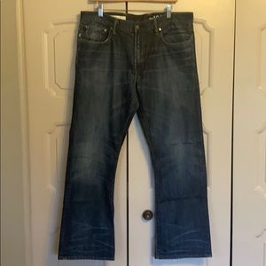 Gap jeans weathered look 36/30 boot cut